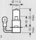 TUNGSRAM Glühlampe 21594 Lampenart: H3, Sockelausführung: PK22s, Spannung [V]: 12, Nennleistung [W]: 55 
Spannung [V]: 12, Nennleistung [W]: 55, Lampenart: H3, Leuchten-Bauart: Halogen, Sockelausführung: PK22s
Kann aus Gründen der Qualitätssicherung nicht zurückgenommen werden! 2.