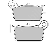 FERODO Brake pad for motorcycle
