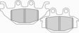 FERODO Brake pad for motorcycle