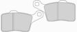 FERODO Brake pad for motorcycle