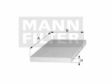 MANN-FILTER Innenraumluftfilter 10370800 Filterausführung: Partikelfilter, Länge [mm]: 497, Breite [mm]: 173, Höhe [mm]: 30 
Filterausführung: Partikelfilter, Hocheffizienz Version mit Aktivkohle (Art.-Nr.): FP 50 001, EU-Produktsicherheitsverordnung (GPSR): IEC 60417-6183 mechanisches Fachwissen erforderlich, Länge [mm]: 497, Breite [mm]: 177, Höhe [mm]: 30 2.
