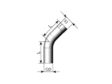 DINEX Exhaust elbow pipe