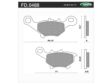 NEWFREN Brake pad for motorcycle