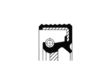 CORTECO Transmission gear seal 234255 Height [mm]: 7, Inner Diameter [mm]: 25, Outer Diameter [mm]: 40, Material: ACM (Polyacrylate), Swirl Type: Right-hand Twist, Dust Cover: with dust lip 3.