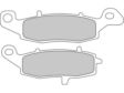 FERODO ECO-FRICTION Brake pad for motorcycle 133.6mm, 36.5mm, 8.4mm (FDB2048EF)