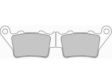 FERODO ECO-FRICTION Brake pad for motorcycle 78.3mm, 41.3mm, 9.15mm (FDB2005EF)