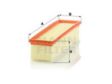 MANN-FILTER Luftfilter 10365710 Filterausführung: Filtereinsatz, EU-Produktsicherheitsverordnung (GPSR): IEC 60417-6183 mechanisches Fachwissen erforderlich, Länge [mm]: 348, Breite [mm]: 93, Höhe [mm]: 80 2.