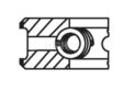 MAHLE ORIGINAL Kolbenringsatz 10241360 Für 1 Kolben
Zylinderbohrung [mm]: 108,0 4.