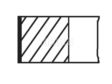 MAHLE ORIGINAL Kolbenringsatz 10241403 Für 1 Kolben
Zylinderbohrung [mm]: 78,0 2.