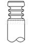 MAHLE ORIGINAL Ventil 10877742 Einbauposition: Auslassseite, Ventiltellerdurchmesser [mm]: 27,5, Ventilschaftdurchmesser [mm]: 5,0, Länge [mm]: 113,2, Ventilsitzwinkel [Grad]: 45,0, Ventiltellermaterial: Chrom-Mangan-Nickelstahl, Ventilschaftmaterial: Chrom-Siliziumstahl, Oberfläche: verchromt, Ergänzungsartikel/Ergänzende Info 2: Ventilsitz gepanzert, Anzahl der Rillen: 3 2.