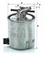 MANN-FILTER Kraftstofffilter 11129520 Filterausführung: Leitungsfilter, EU-Produktsicherheitsverordnung (GPSR): IEC 60417-6183 mechanisches Fachwissen erforderlich, Höhe [mm]: 138, Außendurchmesser [mm]: 94 3.