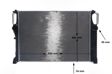 BEHR HELLA SERVICE Radiator 11311298 Radiator type: Brazed cooling fins, Core Length [mm]: 640, Core Width [mm]: 462, Core Depth [mm]: 34, Water Tank Material (radiator): Plastic, Transmission Type: 5-Speed Automatic Transmission 11.