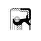 CORTECO Transmission gear seal 234271 Height [mm]: 8, Inner Diameter [mm]: 55, Outer Diameter [mm]: 80, Material: ACM (Polyacrylate), Swirl Type: Right-hand Twist, Dust Cover: with dust lip 4.