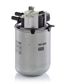 MANN-FILTER Kraftstofffilter 11255960 Filterausführung: Leitungsfilter, EU-Produktsicherheitsverordnung (GPSR): IEC 60417-6183 mechanisches Fachwissen erforderlich, Höhe [mm]: 159, Außendurchmesser [mm]: 93, Einlassdurchmesser [mm]: 10, Auslassdurchmesser [mm]: 10 1.