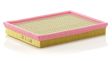 MANN-FILTER Luftfilter 82766/1 Länge [mm]: 257, Breite [mm]: 190, Höhe [mm]: 37 
Filterausführung: Filtereinsatz, EU-Produktsicherheitsverordnung (GPSR): IEC 60417-6183 mechanisches Fachwissen erforderlich, Länge [mm]: 257, Breite [mm]: 190, Höhe [mm]: 37 1.