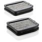 MANN-FILTER Innenraumluftfilter 82807/1 Aktiver Kohlenstofffilter, 2 PCs/Set
Filterausführung: Aktivkohlefilter, Basisversion (Art.-Nr.): CU 18 000-2, EU-Produktsicherheitsverordnung (GPSR): IEC 60417-6183 mechanisches Fachwissen erforderlich, Einbauposition: unterhalb des Handschuhfaches, Einbauzeit [min]: 15, Länge [mm]: 212, Breite [mm]: 185, Höhe [mm]: 40, Länge 1 [mm]: 212, Breite 1 [mm]: 185 1.