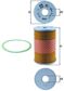 KNECHT Ölfilter 81018/2 Filterausführung: Filtereinsatz, Durchmesser [mm]: 83,0, Höhe [mm]: 135,0, Innendurchmesser 2 [mm]: 24, Innendurchmesser 3 [mm]: 24,2, Ergänzungsartikel/Ergänzende Info: mit Dichtung 2.