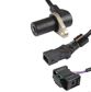 ELPARTS Raddrehzahlsensor 11354389 Einbauposition: Hinterachse links, Farbe: schwarz, Nennspannung [V]: 12, Anzahl der Steckkontakte: 2, Ergänzungsartikel/Ergänzende Info 2: mit Kabel 1.