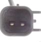 ELPARTS Raddrehzahlsensor 11354428 Farbe: schwarz, Nennspannung [V]: 12, Anzahl der Steckkontakte: 2, Ergänzungsartikel/Ergänzende Info 2: mit Kabel 2.