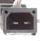 ELPARTS Raddrehzahlsensor 11354389 Einbauposition: Hinterachse links, Farbe: schwarz, Nennspannung [V]: 12, Anzahl der Steckkontakte: 2, Ergänzungsartikel/Ergänzende Info 2: mit Kabel 3.