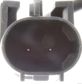 ELPARTS Raddrehzahlsensor 11354411 Farbe: schwarz, Nennspannung [V]: 12, Anzahl der Steckkontakte: 2, Ergänzungsartikel/Ergänzende Info 2: mit Kabel, Einbauposition: Hinterachse links 2.