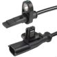 ELPARTS Raddrehzahlsensor 11354424 Farbe: schwarz, Nennspannung [V]: 12, Anzahl der Steckkontakte: 2, Ergänzungsartikel/Ergänzende Info 2: mit Kabel, Einbauposition: Vorderachse beidseitig 2.