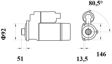 MAHLE ORIGINAL Starter 10241442 Spannung [V]: 24, Starterleistung [kW]: 5,5, Zähnezahl: 12, Flanschdurchmesser [mm]: 92, Befestigungswinkel [Grad]: 80,5, Anzahl der Befestigungsbohrungen: 3, Durchmesser der Befestigungspunkte [mm]: 146, Bohrungsdurchmesser 1 [mm]: 13,5, Drehrichtung: Drehrichtung im Uhrzeigersinn, für Schwungradtiefe [mm]: 51, Zahnteilung [mm]: 14,66, Getriebeart: mit Reduktionsgetriebe 2.