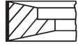 MAHLE ORIGINAL Kolbenringsatz 10790276 Für 1 Kolben, Loch: 108 mm, Teile: 1.T3.0 IW CRK P, 2. M2.0 IFU N P, 3. DSF 3.5 cr.
Zylinderbohrung [mm]: 108,0 2.