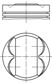 MAHLE ORIGINAL Kolben, Steuerkettenspanner 11034312 1 dB
Zylinderbohrung [mm]: 80,5, Länge [mm]: 45,1, Kompressionshöhe [mm]: 25,40, Bolzenlänge [mm]: 49,8, Bolzendurchmesser [mm]: 19, Ventiltaschentiefe 1 [mm]: 2,15, Ventiltaschentiefe 2 [mm]: 2,15, Oberfläche: hartanodisiert, Ergänzungsartikel/Ergänzende Info 2: ohne Kühlkanal, Feuersteghöhe [mm]: 4,20, Pleuelbauart: Trapezpleuel, Produktionsnummer: 80 L 161, Kolbenspiel [mm]: 0,04 3.