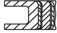 MAHLE ORIGINAL Kolbenringsatz 11034409 Für 1 Kolben
Zylinderbohrung [mm]: 80,0 2.