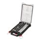 MILWAUKEE Steckschlüsselsatz 11397725 3/8" Ratschenschlüsselsatz metrisch (32-teilig) im PACKOUT schmalen Organizer, Standardschlüssel: 6 mm, 7 mm, 8 mm, 9 mm, 10 mm, 11 mm, 12 mm, 13 mm, 14 mm, 15 mm, 16 mm, 17 mm, 18 mm, 19 mm / lange Steckschlüssel: 6 mm, 7 mm, 8 mm, 9 mm, 10 mm, 11 mm, 12 mm, 13 mm, 14 mm, 15 mm, 16 mm, 17 mm, 18 mm, 19 mm 1.