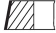 MAHLE ORIGINAL Kolbenringsatz 11434917 Für 1 Kolben
Zylinderbohrung [mm]: 88,4 2.