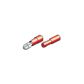 LAMPA Leitungsverbinder 579059 40 PCs/Packung, D: 4 mm, für ein Kabel von 0,5-1,5 mm2 mit rotem Kunststoff-Isolieranschluss (20 Teile) + rote Kunststoff-Isolierung (20 Teile) 2.
