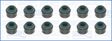 AJUSA Dichtring, Ventilschaft 804278 Set 1.