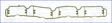 AJUSA Abgasleitungsdichtung 805930 Breite [mm]: 40, Länge [mm]: 345 1.