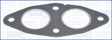 AJUSA Auspuffdichtung 807522 Dicke/Stärke [mm]: 1, Breite [mm]: 86, Länge [mm]: 188 2.