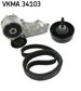 SKF Keilrippenriemensatz 779829 Spannrollensatz
Länge [mm]: 1414, Breite [mm]: 21,36, Riemenmaterial: EPDM (Ethylen-Propylen-Dien-Kautschuk), Rippenanzahl: 6 1.