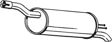 BOSAL Auspufftopf 550904 hintere
zusätzlich benötigte Artikel siehe Zubehörliste: 2.