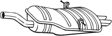BOSAL Auspufftopf 550501 hintere
zusätzlich benötigte Artikel siehe Zubehörliste: 2.