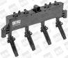 BERU Zündspule 715464 Anschlusstechnik: SAE-Kontaktfeder, Spark Spring, Zündspule: mit Endstufe, inkl. Zündkerzenstecker, Anschlussanzahl: 4, Spannung [V]: 12, Anzahl der Steckkontakte: 4, benötigte Stückzahl: 1, Farbe: schwarz 1.