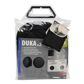 LAMPA Kopfstützenbezug 11588471 Duka Round-Fit x2, Jacquard-Polyester, passend für runde Kopfstützen bis 20 cm Durchmesser, schwarz 4.
