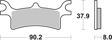 BREMBO Brake pad for motorcycle