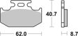 BREMBO Brake pad for motorcycle
