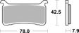 BREMBO Brake pad for motorcycle