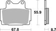 BREMBO Brake pad for motorcycle