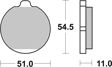 BREMBO Brake pad for motorcycle