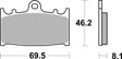 BREMBO Brake pad for motorcycle