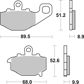 BREMBO Brake pad for motorcycle