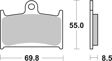 BREMBO Brake pad for motorcycle