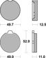 BREMBO Brake pad for motorcycle